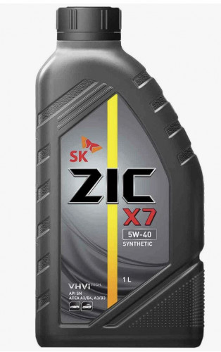 Zic 132662 ZIC X7 5W-40 SN/CF, A3/B4 Масло моторное синт. ( MB229.5, BMWLL-01, VW502/505) 1л