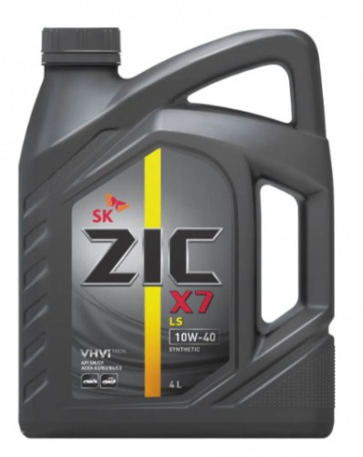 Zic 162620 Масло моторное синтетическое X7 LS 10W-40 4L