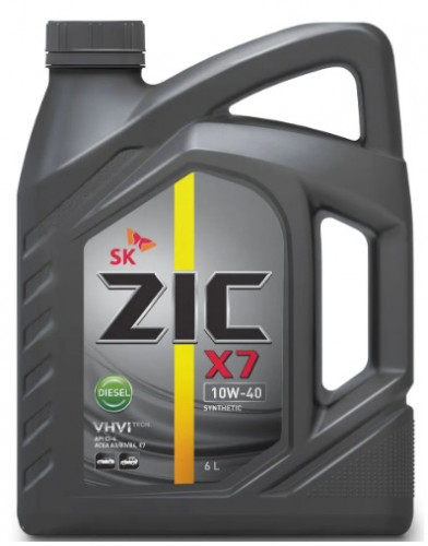Zic 172607 Масло моторное синтетическое X7 Diesel 10W-40 6L