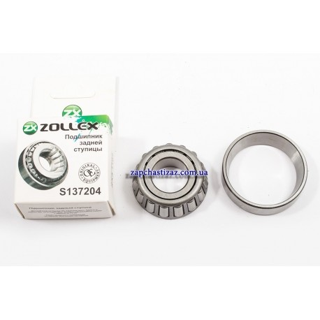Zollex S137204 Подшипник ступ.зад. наружный 1102