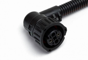 cargen AX-520 Разъем байонет (розетка) 1-967325-1 (2pin) 2 контакта с угловым адаптером, осушителя воздуха систем ABS для GAZ, Mercedes, Volkswagen, UAZ, Камаз; к датчику уровня пола для MAN.