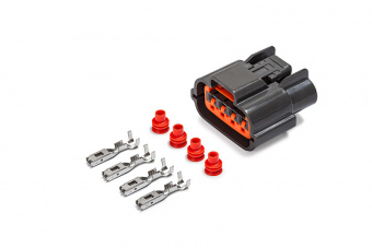 cargen AX6574S Разъем 60980144 (4pin) 4 контакта датчика давления газа для GAZ; генератора для Chery, Nissan; датчика наружной температуры для Nissan.