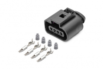 cargen AX6624S Разъем 1J0973704 (4pin) 4 контакта датчика давления для Audi, Seat, Volkswagen.