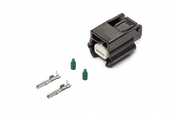 cargen AX6682S Разъем 7283885130 (2pin) 2 контакта форсунки, замка дверей, датчика ABS для Lada (ВАЗ), Renault.