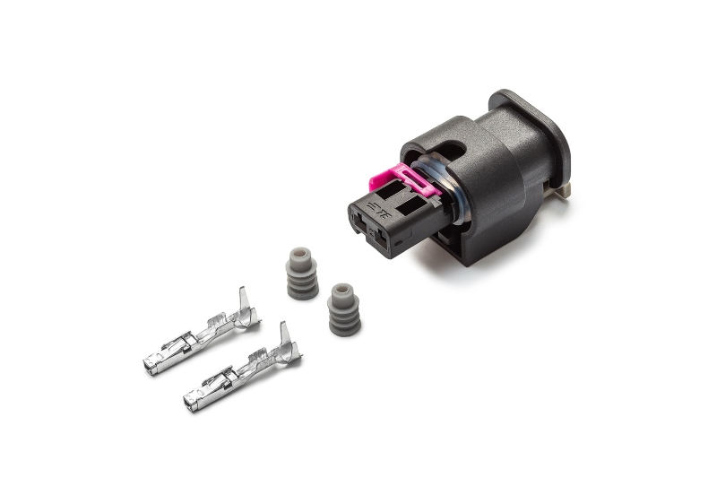 cargen AX8212S Разъем 4H0973702A (2pin) 2 контакта форсунки, регулятора фаз газораспределения для Audi, Skoda; дополнительного насоса отопителя для BMW, Citroen, Ford, Peugeot, Volvo, Land Rover.