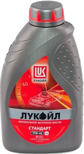 Лукойл 19434 Масло моторное Лукойл СТАНДАРТ 15W40 SF/CC 1L