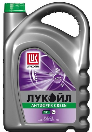 Лукойл 227386 Антифриз Лукойл GREEN G11 зелёный -40C - 5 литров