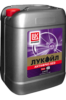 Лукойл 227390 Антифриз Лукойл RED G12 красный -40C - 10 литров