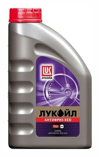Лукойл 227392 Антифриз Лукойл RED G12 красный -40C - 1 литр