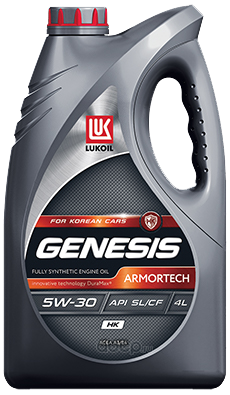 Лукойл 3149287 Масло моторное синтетическое ЛУКОЙЛ GENESIS ARMORTECH 5W30 HK (4L)