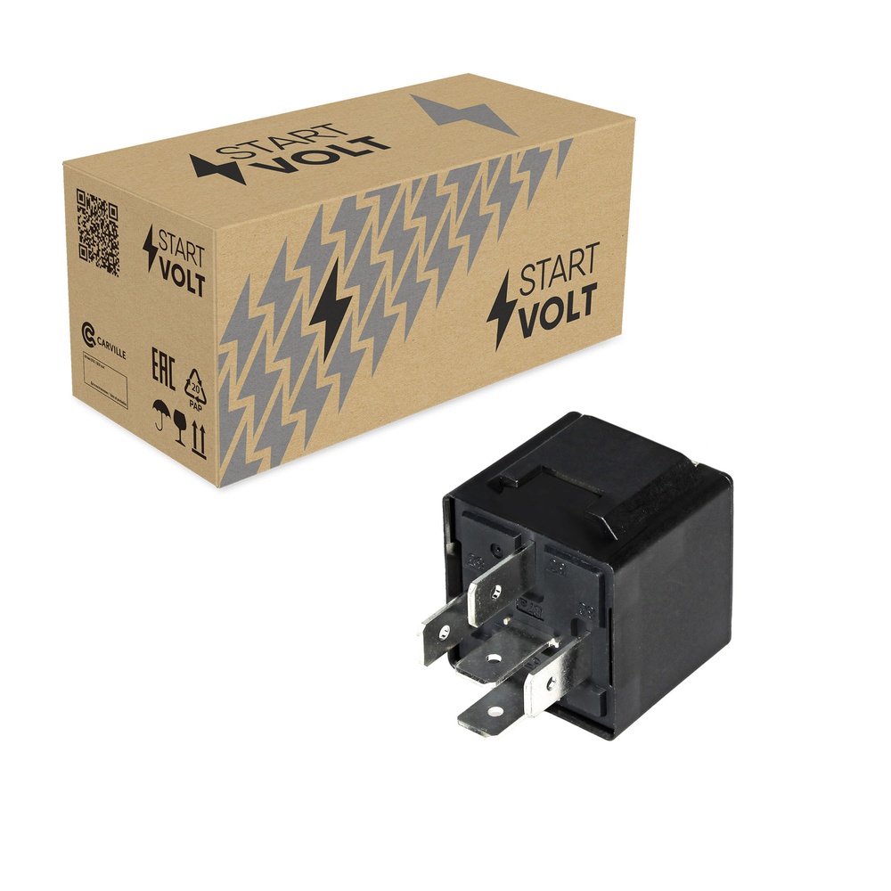 СтартВОЛЬТ SCR 0101 Реле автомобильное 5 конт. 12V 2030А (без кронштейна)